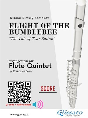 cover image of Score for Flute Quintet--Flight of the Bumblebee